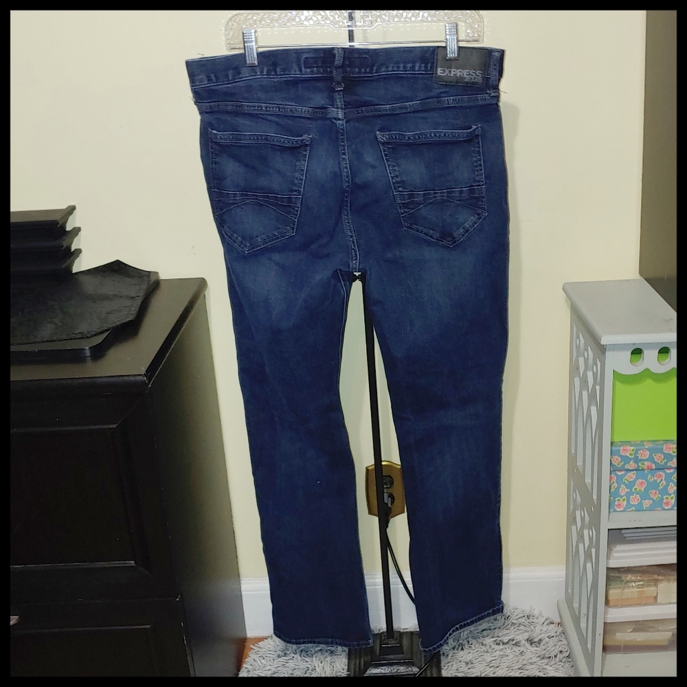 Express Classic Fit Kingston Straight Leg 34x32 - Picture 2 of 5